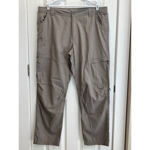 Simms Bugstopper Fishing Pants Mens XXL Gray Insect Shield Hiking Outdoor Cargo